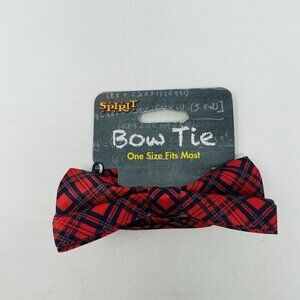 Spirit Halloween Adult Unisex Plaid Print Bow Tie